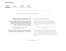 Tablet Screenshot of plastick.org